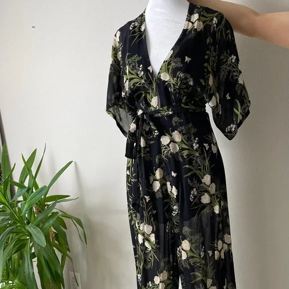 Reformation Lemongrass Jumpsuit Anastasia Size 6 - Picture 6 of 11